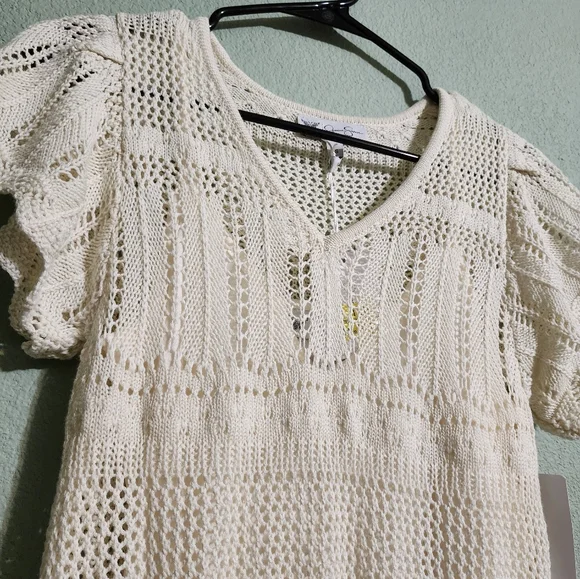 Cream Crochet Maxi Dress - Picture 5 of 8